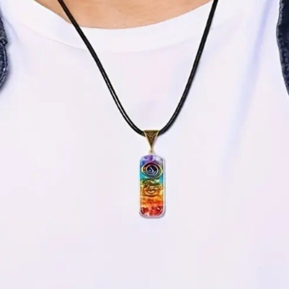 Chakra Necklace & Bracelet Healing Set NWT - Picture 7 of 7